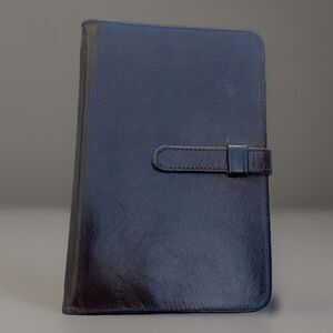 Coach Vintage 1997 Pocket Organizer Planner Address Book Dark Brown Leather